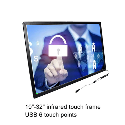 صفحه نمایش لمسی مادون قرمز عملی 86 اینچی با رابط USB با حساسیت بالا