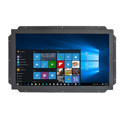 صفحه نمایش چند لمسی مادون قرمز VGA DVI DC12V 250cd/M2 4 نقطه لمسی