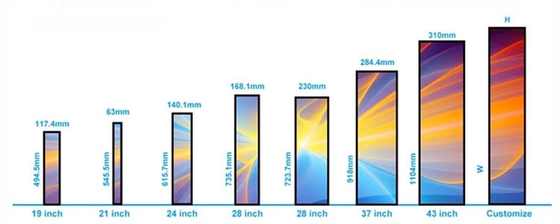 صفحه نمایش ال سی دی نوار کشیده CJ TOUCH 38.5 اینچ با وضوح 1920x540