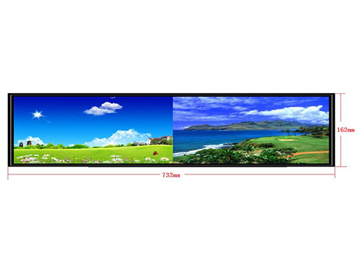 صفحه نمایش ال سی دی نوار کشیده با وضوح 1920X380 برای تبلیغات 19.1 اینچی
